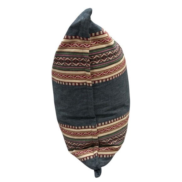 Ralph Lauren Alyssa Multicolor Striped Throw Pillow MSRP $255 20x20 Cotton/Linen - Picture 12 of 16